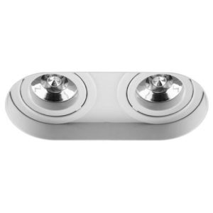 KNIGHTSBRIDGE ODAN TWIN TILT ROUND TRIMLESS DOWNLIGHT WHITE