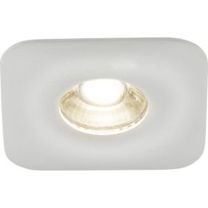 KNIGHTSBRIDGE ODINA SINGLE FIXED SQUARE DOWNLIGHT WHITE