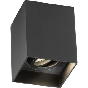 KNIGHTSBRIDGE ORAN SURFACE TILT SQUARE DOWNLIGHT BLACK