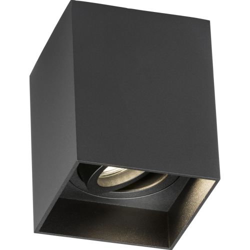 KNIGHTSBRIDGE ORAN SURFACE TILT SQUARE DOWNLIGHT BLACK