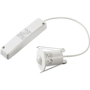 KNIGHTSBRIDGE IP20 MINI 360° PIR SENSOR WITH POWER MODULE - RECESS MOUNTING