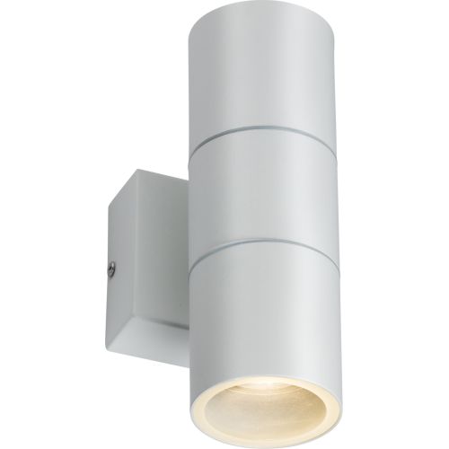 KNIGHTSBRIDGE 230V IP54 GU10 UP AND DOWN WALL LIGHT - WHITE