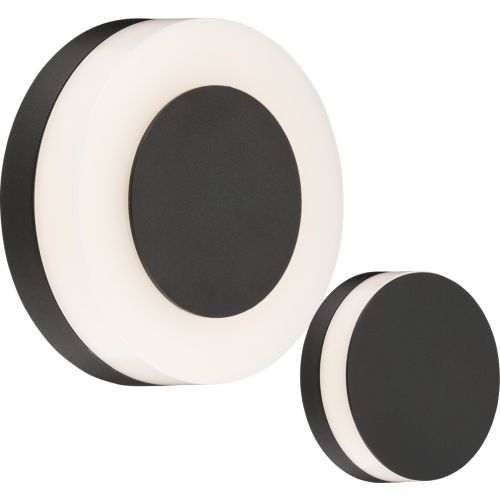 KNIGHTSBRIDGE 230V IP54 10W LED ROUND WALL LIGHT - 3000K