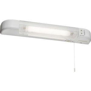 KNIGHTSBRIDGE 230V IP20 6W LED SHAVER LIGHT WITH DUAL USB CHARGER - WHITE