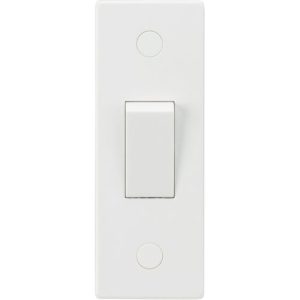 KNIGHTSBRIDGE SQUARE EDGE 1G 2W ARCHITRAVE SWITCH