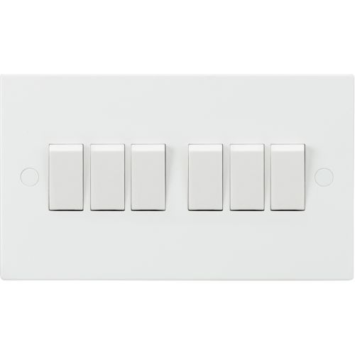 KNIGHTSBRIDGE SQUARE EDGE 6G 2W SWITCH
