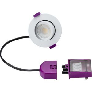 KNIGHTSBRIDGE 5/8W 2700/3/4/6K IP20 (TILT) CCT DIMMABLE DOWNLIGHT (C/O-66MM)