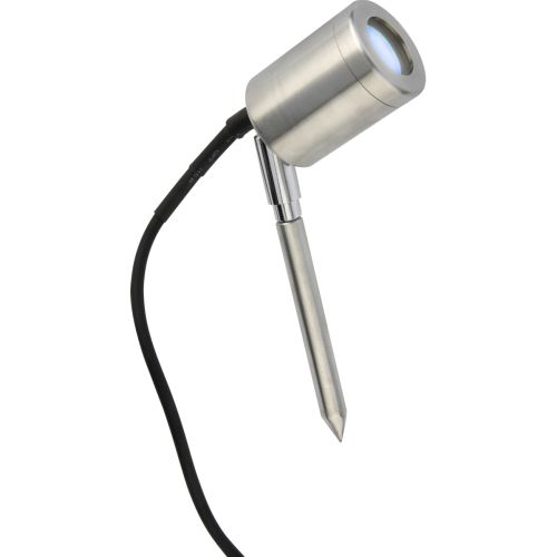 KNIGHTSBRIDGE IP65 1W BLUE LOW VOLTAGE LED STAINLESS STEEL SPIKE LIGHT