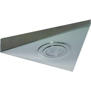 KNIGHTSBRIDGE IP20 20W MINI TRIANGULAR UNDER CABINET FITTING IN CHROME