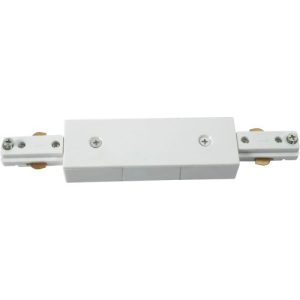 KNIGHTSBRIDGE 230V TRACK CONNECTOR - WHITE