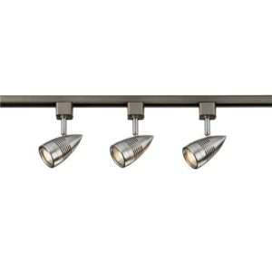 KNIGHTSBRIDGE TRKSP4 1 METRE TRACKLIGHT KIT - BRUSHED CHROME
