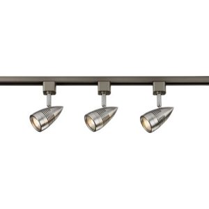 KNIGHTSBRIDGE TRKSP4 1 METRE TRACKLIGHT KIT - BRUSHED CHROME