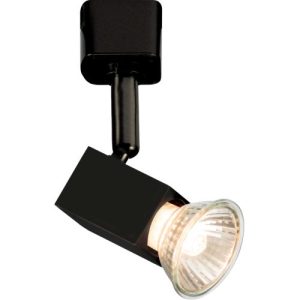 KNIGHTSBRIDGE 230V GU10 TRACK SPOTLIGHT - BLACK