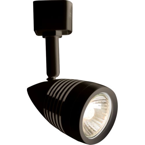 KNIGHTSBRIDGE 230V GU10 TRACK SPOTLIGHT - BLACK