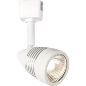 KNIGHTSBRIDGE 230V GU10 TRACK SPOTLIGHT - WHITE