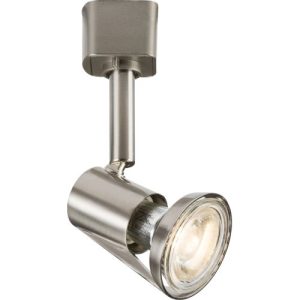 KNIGHTSBRIDGE 230V GU10 TRACK SPOTLIGHT - BRUSHED CHROME