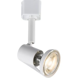 KNIGHTSBRIDGE 230V GU10 TRACK SPOTLIGHT - WHITE