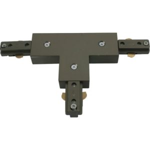 KNIGHTSBRIDGE 230V TRACK T-CONNECTOR - SATIN NICKEL
