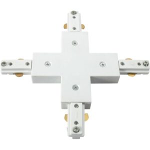 KNIGHTSBRIDGE 230V TRACK X-CONNECTOR - WHITE