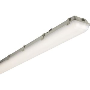 KNIGHTSBRIDGE 230V IP65 5FT 50W TWIN LED NON-CORROSIVE EMERGENCY - 6000K