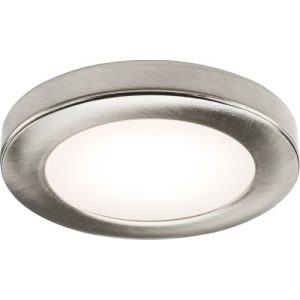 KNIGHTSBRIDGE UNDKIT SINGLE 2.5W LED DIMMABLE UNDER CABINET LIGHT IN BRUSHED CHROME - 3000K