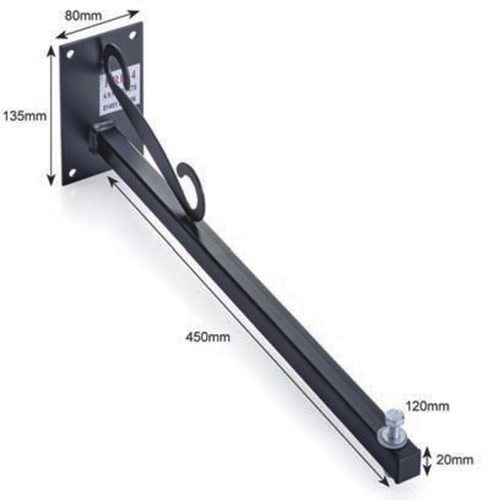 KR PRODUCTS SIGN LIGHT ON 450MM SPIGOT TO CARRY 1 X SMALL/MEDIUM LED FLOODLIGHT