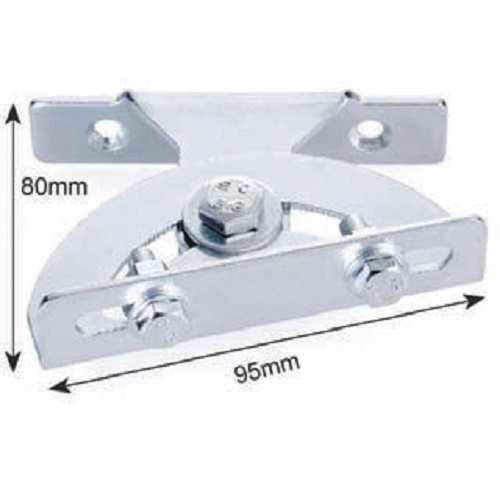 KR PRODUCTS BLACK SWIVEL BRACKET TO CARRY 1 X SMALL LED FLOODLIGHT (CLOSER ANGLE TO WALL THAN THE KRP1)