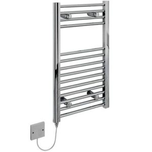 KUDOX 150W 400X700 FLAT CHROME TOWEL RAIL