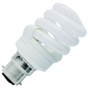 CFL SPIRAL 11W BC 240V DAY LIGHT 6400K