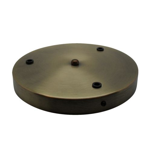 LAMPFIX 3-OUTLET CEILING ROSE XL (ANTIQUE BRASS