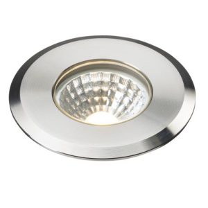 KNIGHTSBRIDGE 5W LED STAINLESS STEEL GROUND LIGHT