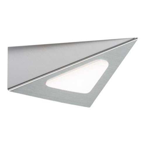 KNIGHTSBRIDGE 12V DC 3W LED TRIANGULAR CABINET LIGHT - SATIN CHROME