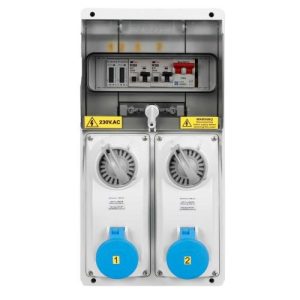 LEWDEN 16A CARAVAN HOOK UP UNIT (1 X 100A M/S+2 X