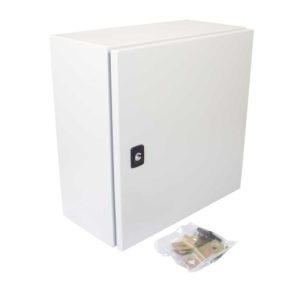 LIVE 400X400X200 IP65 METAL ENCLOSURE