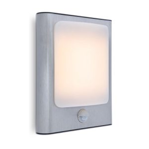 LUTEC FACE PIR STAINLESS STEEL WALL LIGHT