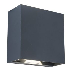 LUTEC GEMINI BEAMS DARK GREY WALL LIGHT