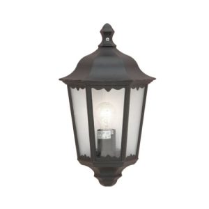 LUTEC COTSWOLD BLACK WALL LIGHT