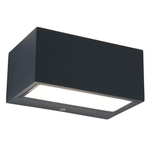 LUTEC GEMINI DARK GREY WALL LIGHT