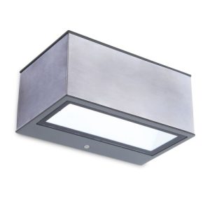 LUTEC GEMINI DARK GREY WALL LIGHT