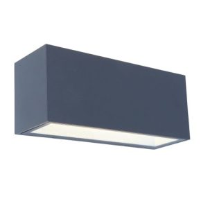 LUTEC GEMINI DARK GREY WALL LIGHT