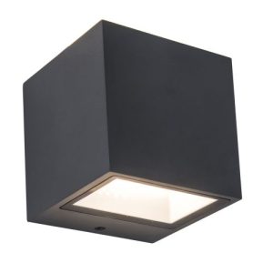 LUTEC GEMINI DARK GREY WALL LIGHT