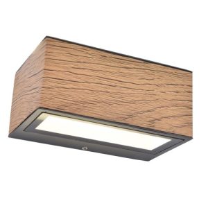 LUTEC GEMINI WOOD LOOK WALL