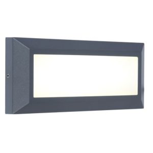 LUTEC HELENA DARK GREY WALL LIGHT