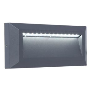 LUTEC HELENA DARK GREY WALL LIGHT