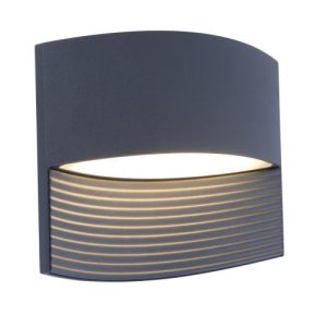 LUTEC LOTUS DARK GREY WALL LIGHT