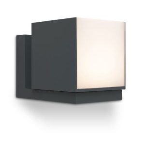 LUTEC CUBA DARK GREY WALL LIGHT