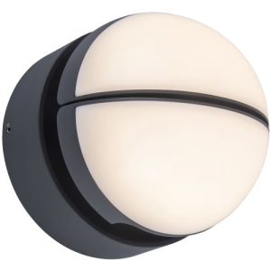 LUTEC EKLIPS DARK GREY WALL LIGHT