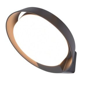 LUTEC POLO DARK GREY WALL