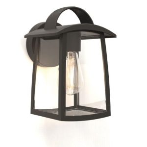 LUTEC KELSEY BLACK WALL LIGHT