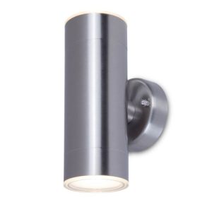 LUTEC GRANGE STAINLESS STEEL WALL LIGHT